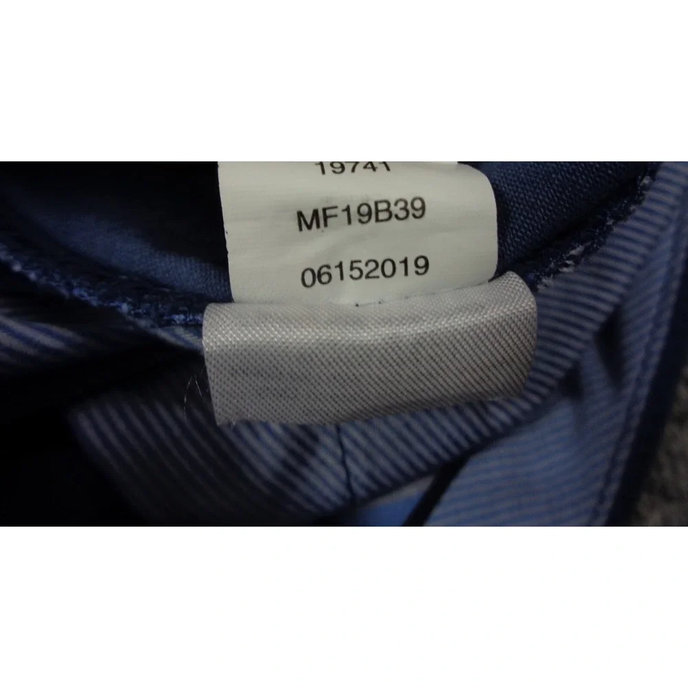 Peter Millar Pants Adult 33x28 Blue Signature Sateen Five Pocket Chino Mens